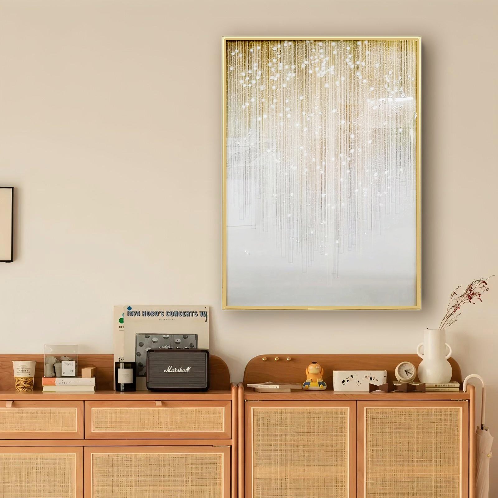 Modern Golden Line Wall Decor Diamond painting Artwork Enhanced Luxury for Home Decoration