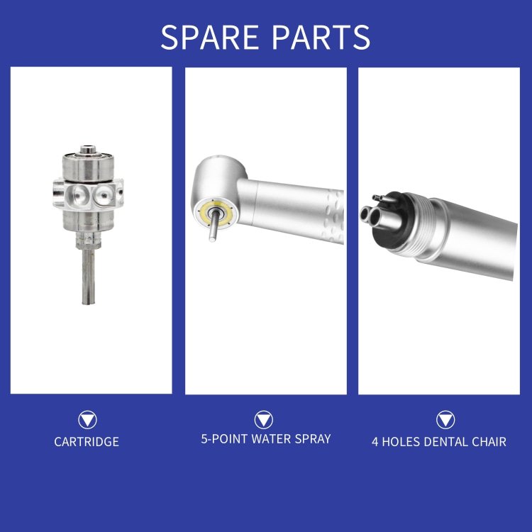 26W Ring LED Light High-Speed Dental Turbine Handpiece Strong Shadowless Metal Steel Material Dentists' Preferred Product