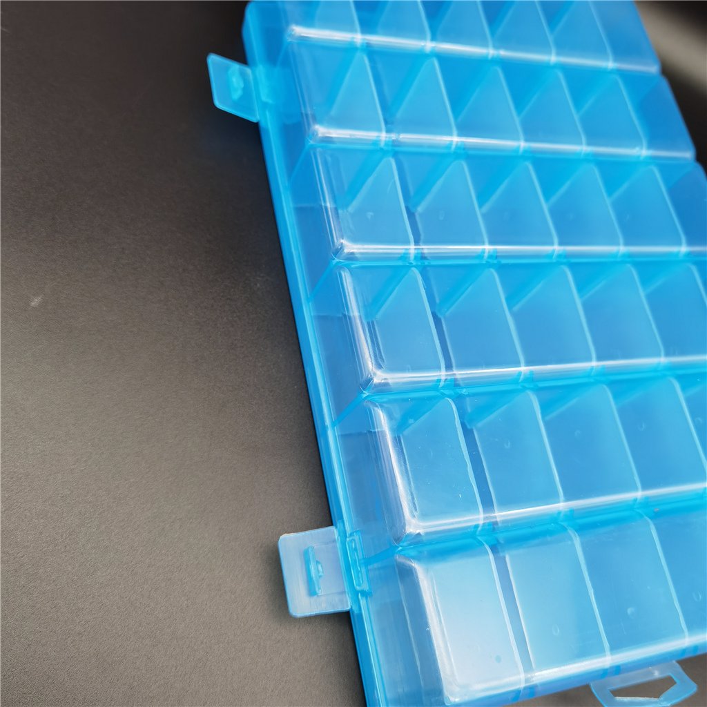 Plastic detachable 36 slots storage box container