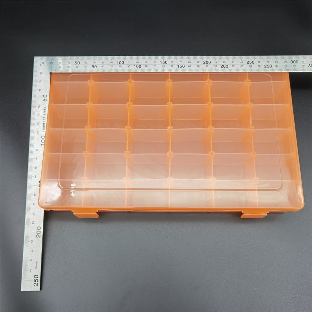 Plastic detachable 36 slots storage box container