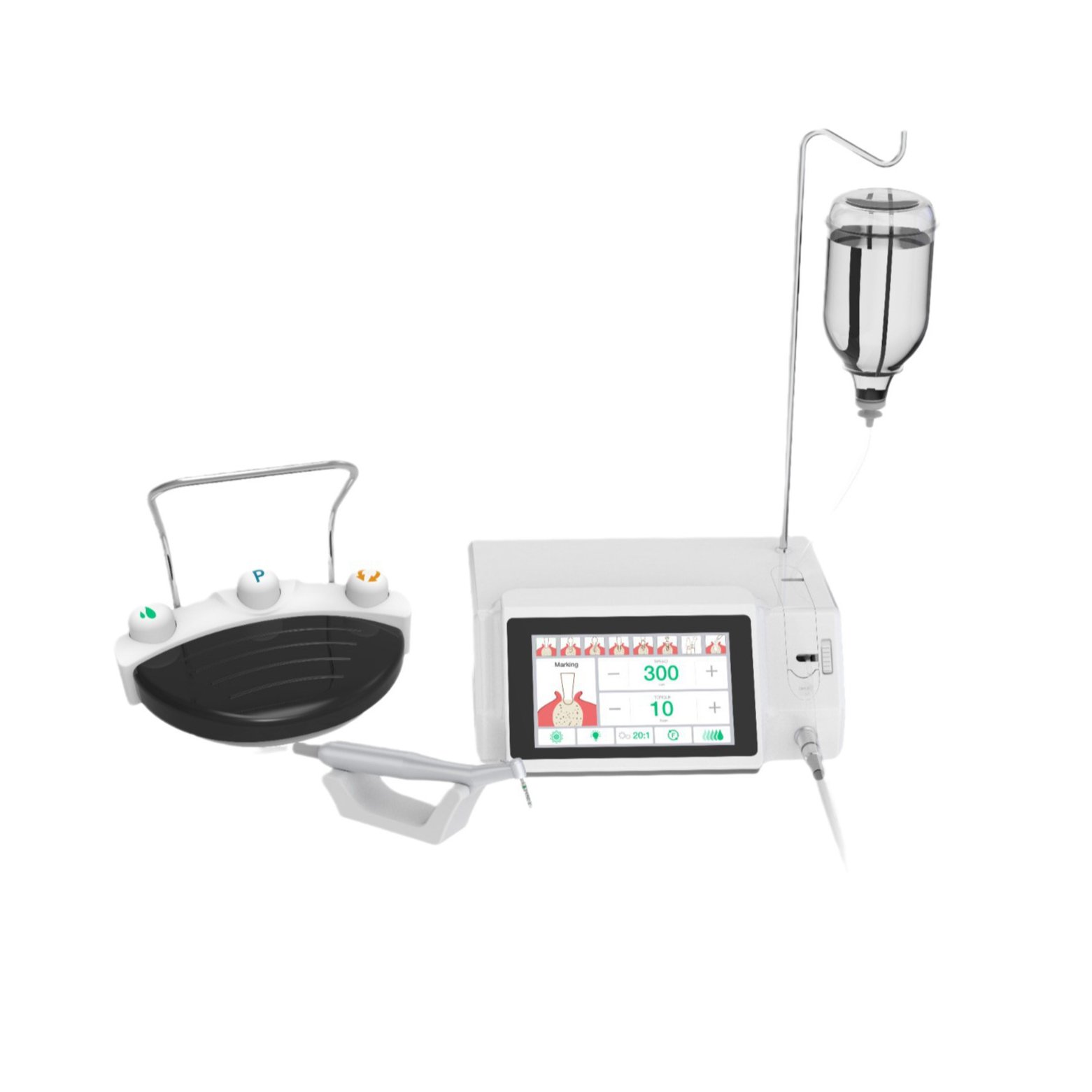 2 In 1 Surgery Implant Motor Hd Sensitive Touch Screen Dental Ultrasound Piezo Bone Surgery Machine With Handpiece And Piezo Tip