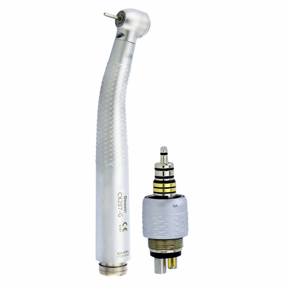 c-207-G dental handpiece Dental fibre optic LED high-speed turbine for 6-pin Roto coupler
