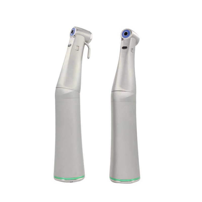 Dental Impant Fiber Optic 20:1 Reduction Contra Angle Handpiece Low Speed Push Button Implantology Handpiece