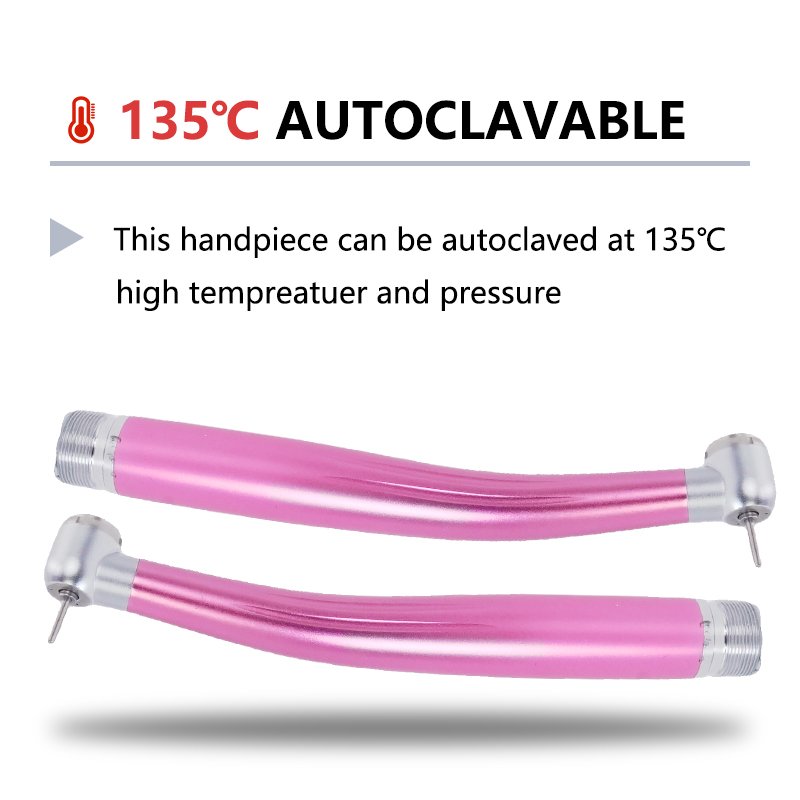 Colorful Dental Drill Handpiece Max1 High Speed Handpiece Dental Turbine 2/4 Hole Three Water Spray No LED Dentistry Product