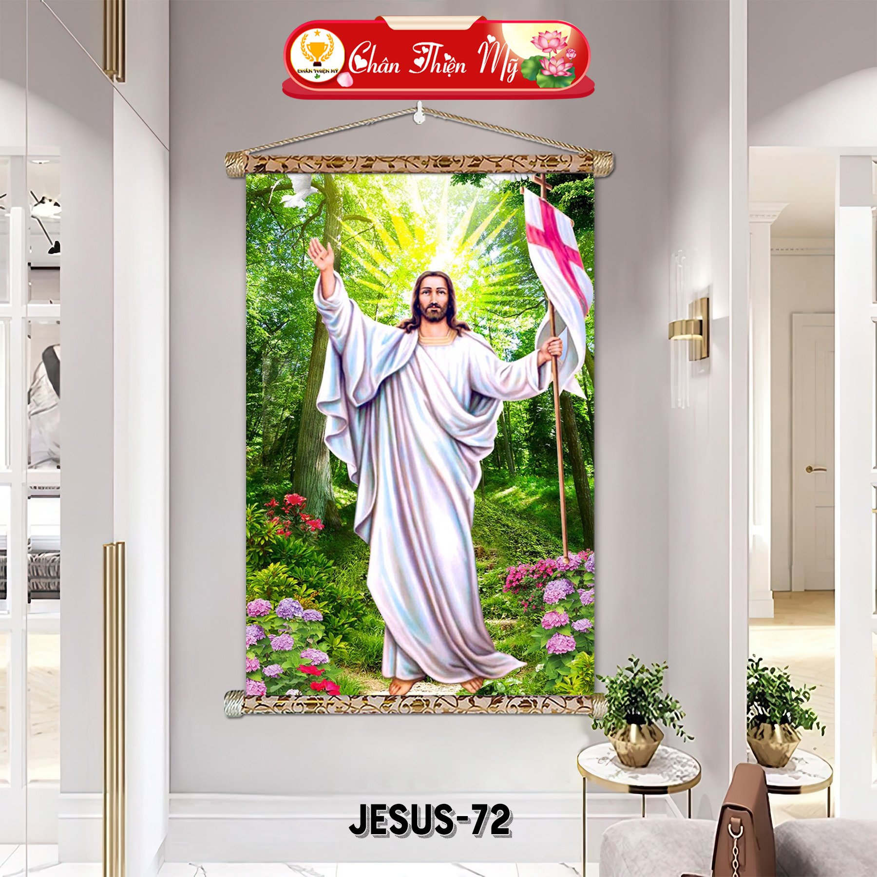 Religious diamond painting living room decoration art oil painting