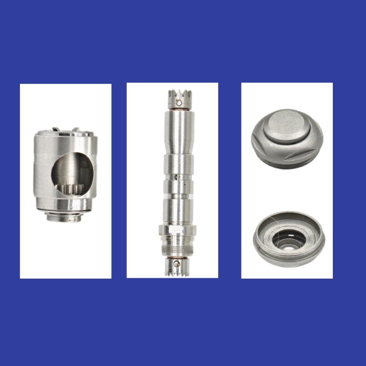 Electric 1:1 LED Dental Handpiece Push Button Inner Water Spray Straight Design Made Durable Metal Steel Turbine Power Source