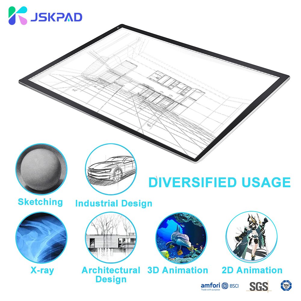 Customization A2 Acrylic PVC Brightness Illuminated Photo Sketching Children Educational Toys Led Drawing With Rules