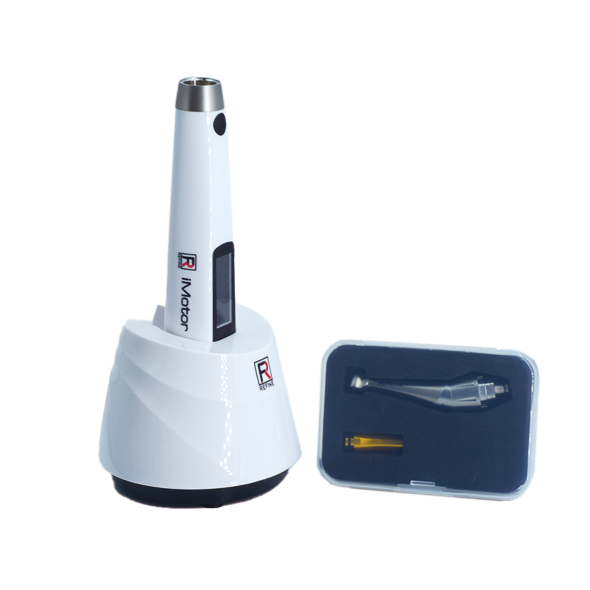 Dental Endodontic Implant Micro Wireless Motor with LED Built in Apex Locator 16:1 Contra Angle Handpiece