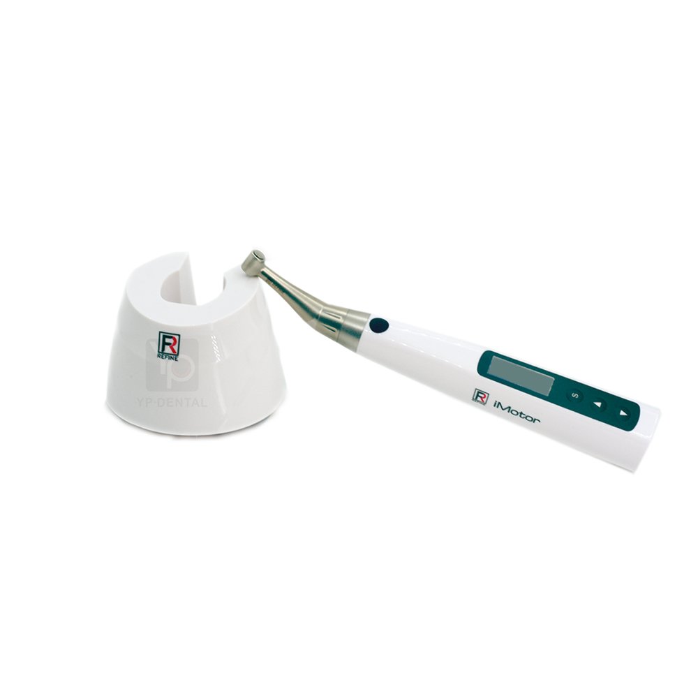Dental Endodontic Implant Micro Wireless Motor with LED Built in Apex Locator 16:1 Contra Angle Handpiece