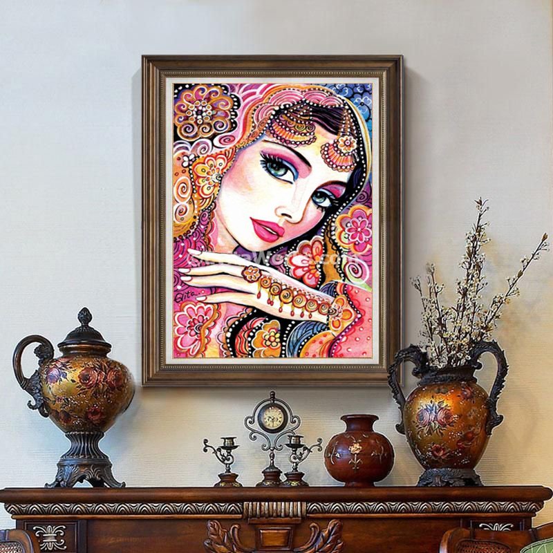 Hot Sale Multi Pattern Dropshipping 5d Diamond Painting Lady