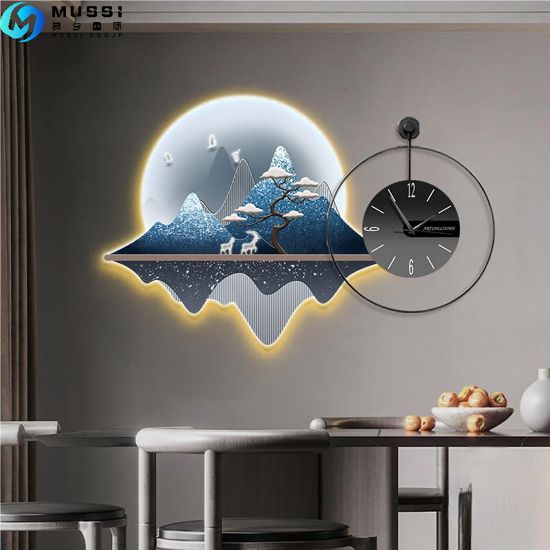 Master bedroom bedside decoration painting high-end wall lamp painting swan warm and romantic atmosphere lighting room simple