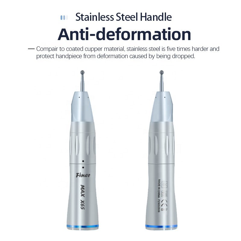 Dental turbine handpiece 1:1 inner water spray surgical low speed straight Handpiece