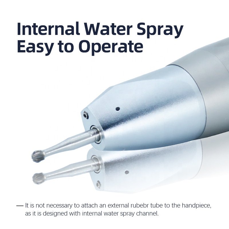 Dental turbine handpiece 1:1 inner water spray surgical low speed straight Handpiece