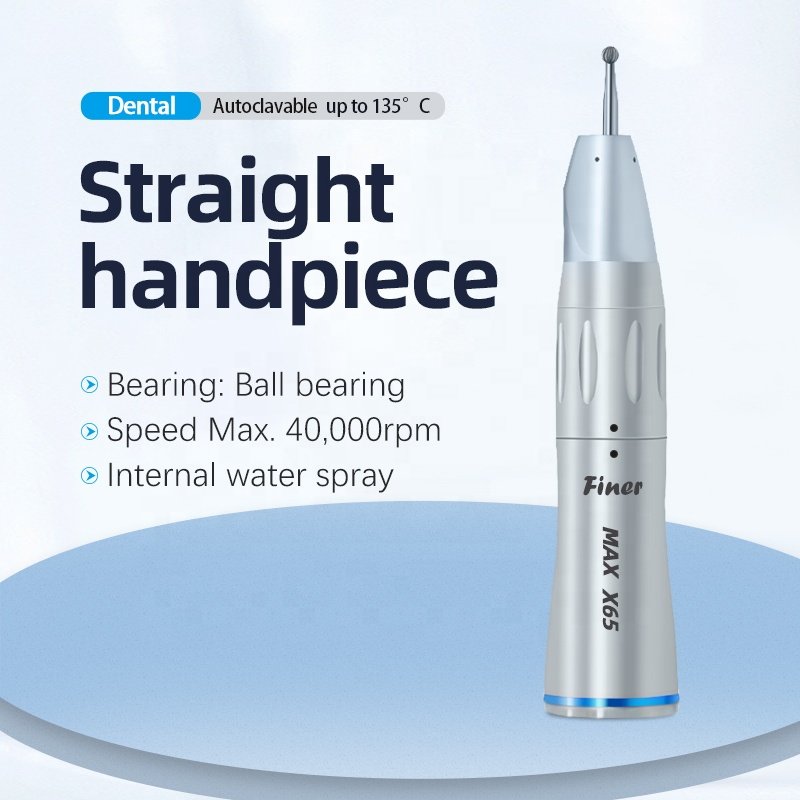 Dental turbine handpiece 1:1 inner water spray surgical low speed straight Handpiece