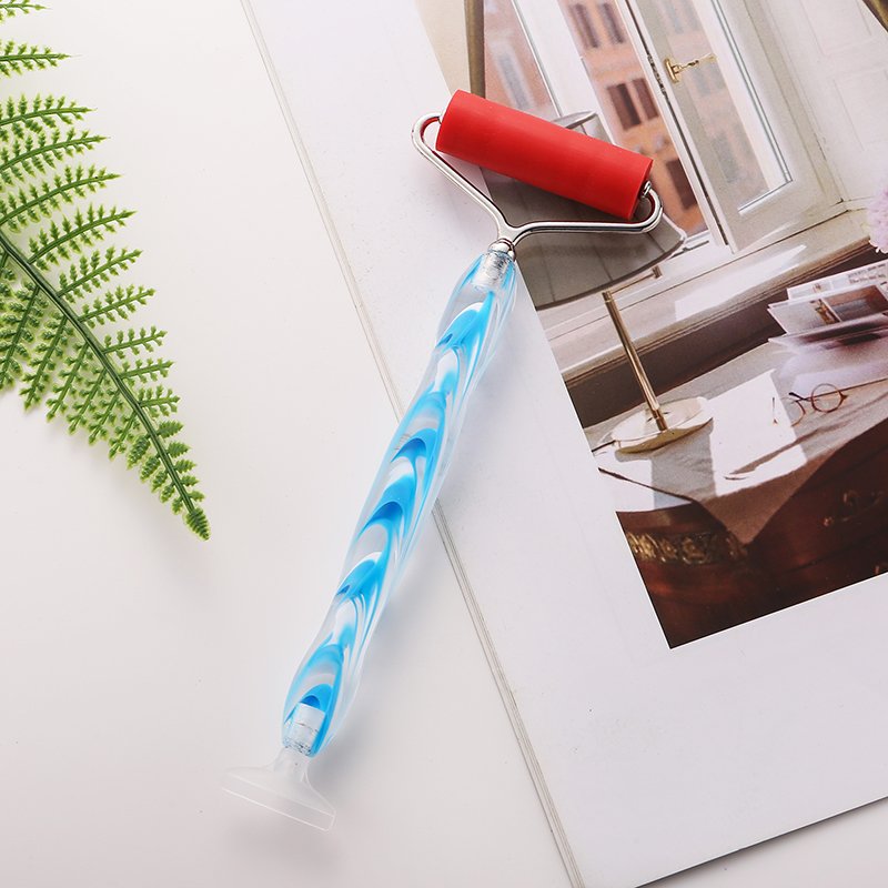 DIY Diamond Painting Point Drill Pen 5d Resin Diamond Painting Pen with Roller Plastic Replaceable Pen Tips