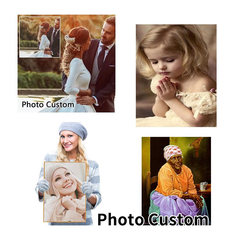 Custom DIY 5D portrait painting diamond painting drills Canvas Art Wall Decor Diamond art Painting kits landscape