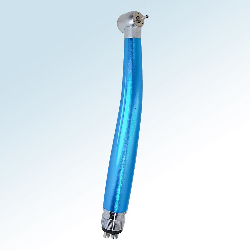 Dental Supply Colorful Rainbow Turbine High Speed Handpiece with LED light 2 Holes 4 Holes factory price