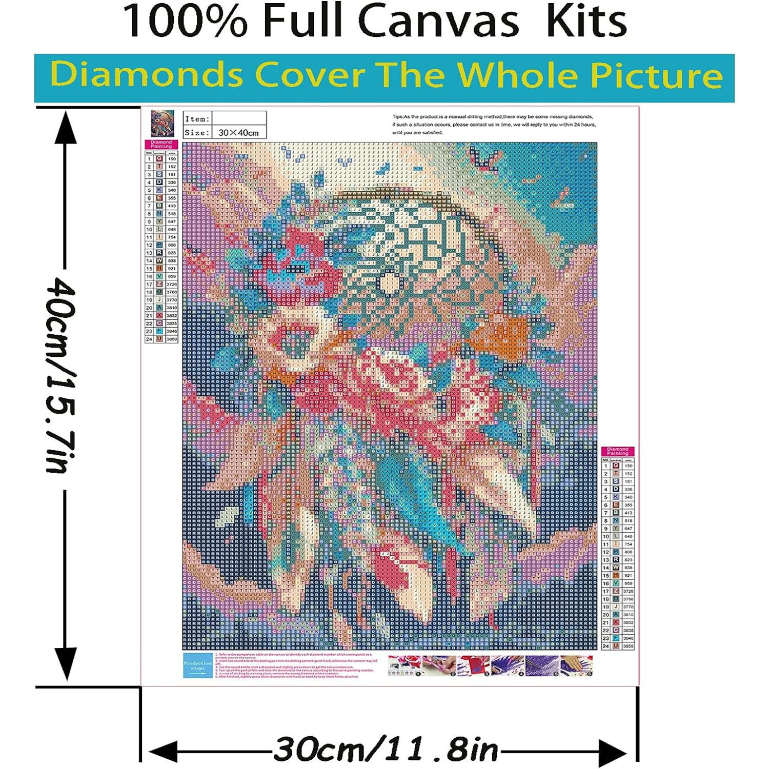Colorful Feather Diamond Painting Dream catcher Pattern Diamond Painter Ju Quan Diamond Painting 30*40cm