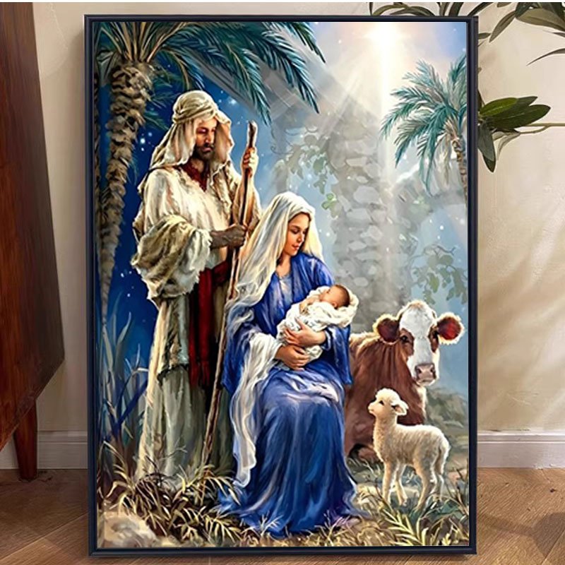 Nativity Scene diamond dot painting Christmas Jesus was Born 5d diy diamond painting accessories Home Wall Decor
