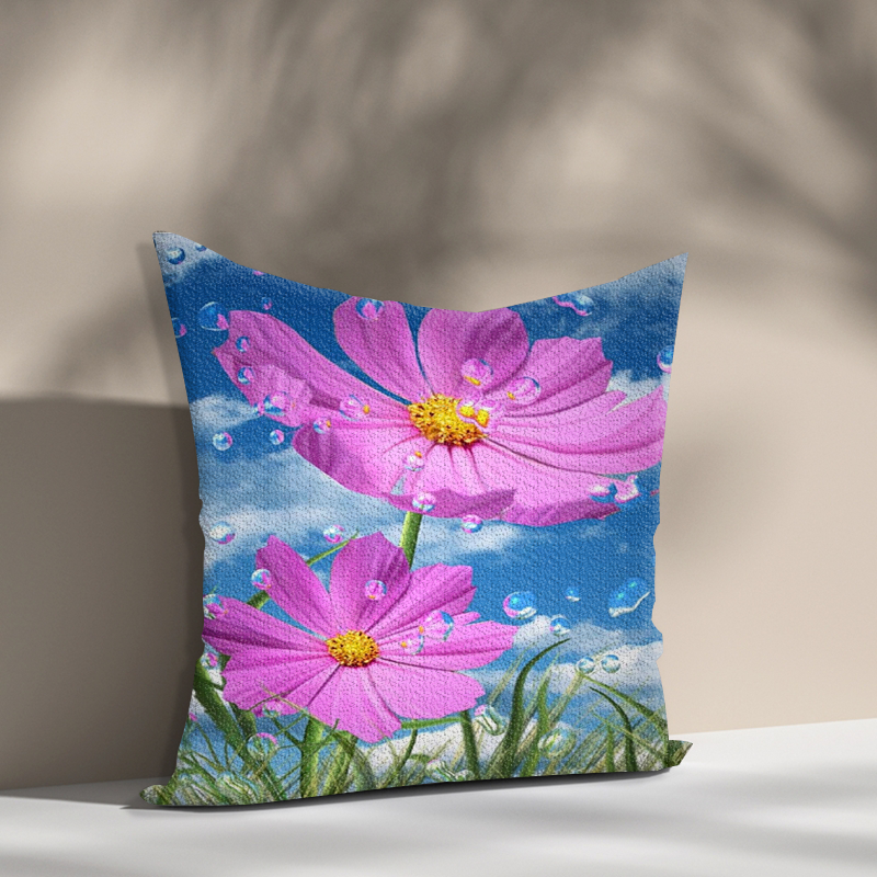 Wholesale Custom 5D Diamond Painting Creative 30*30CM Animal Flowers Scenery Paintings Pillow Case Diy Diamond Painting Pillow