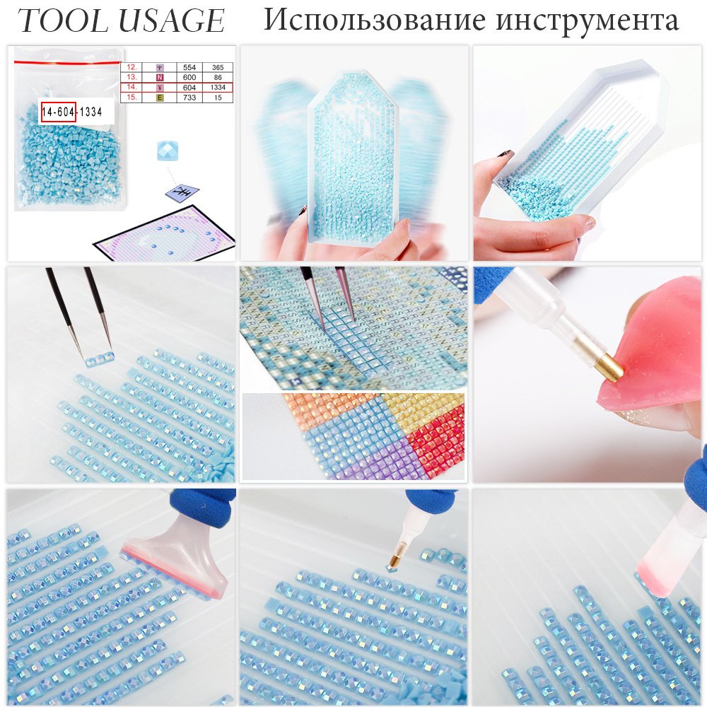 HUACAN Within 19 AB Color Diamond Painting 5D DIY Mosaic Art Kits Full Drill Embroidery Customized Wholesale Factory Direct