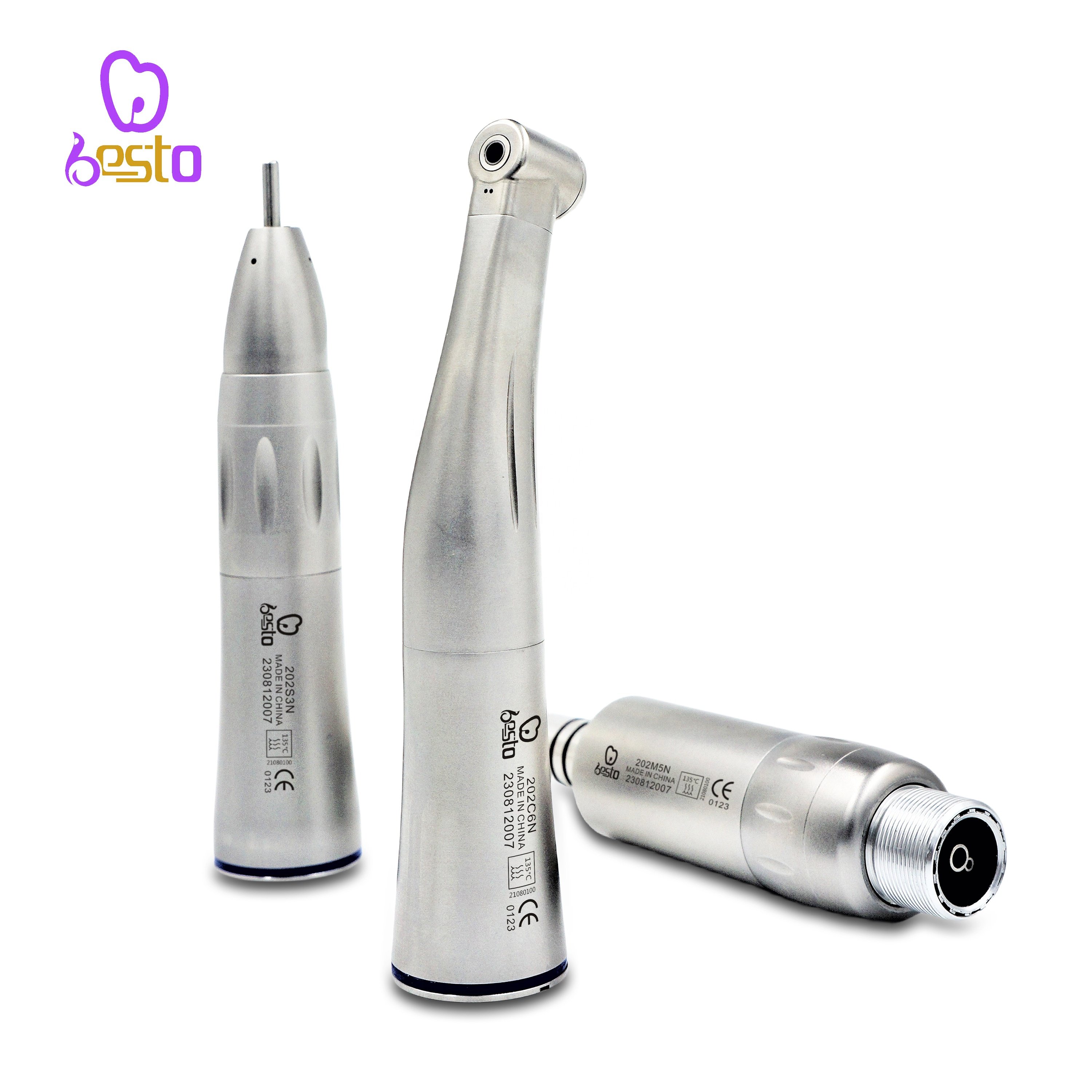 Dental Handpiece 1:1 Stainless Steel Contra Angle low Speed Dental Handpiece Kits