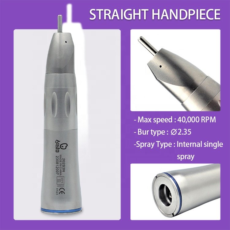 Dental Handpiece 1:1 Stainless Steel Contra Angle low Speed Dental Handpiece Kits