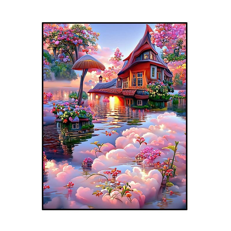 wholesale landscape castle High quality DIY 5D diamond painting handmade home decoration painting