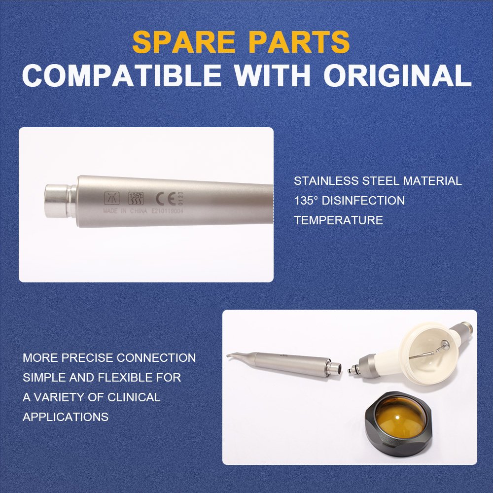 2 hole dentist medical 360 degree rotate air flow sandblasting gun prophy jet polishing intraoral chair unit prices