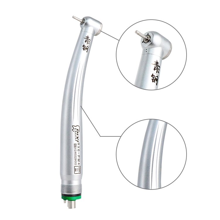 Dental LED Turbine Handpiece Ceramic Bearing High Speed Dental Handpiece Electric Air rotor High Speed Handpiece