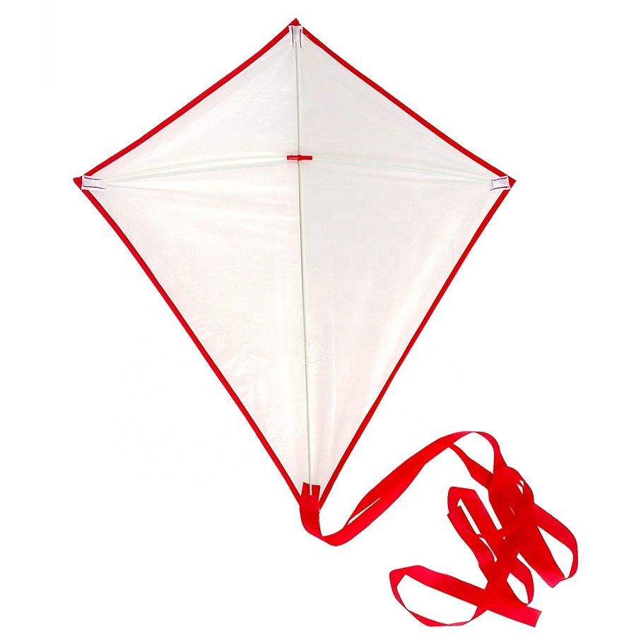 Teaching Diamond Flying toys DIY kites Hand-painted Graffiti Blank diamond kite