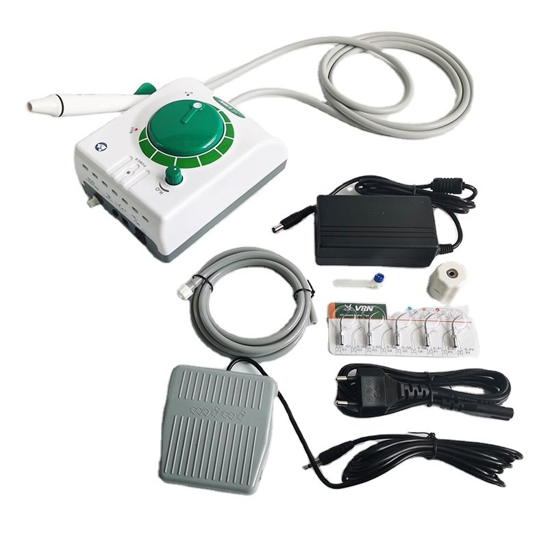 Portable Dental Equipment Vrn K08B Professional Dental Ultrasonic Scaler with Sealed Handpiece Vet Dog Cat Teething Cleaner