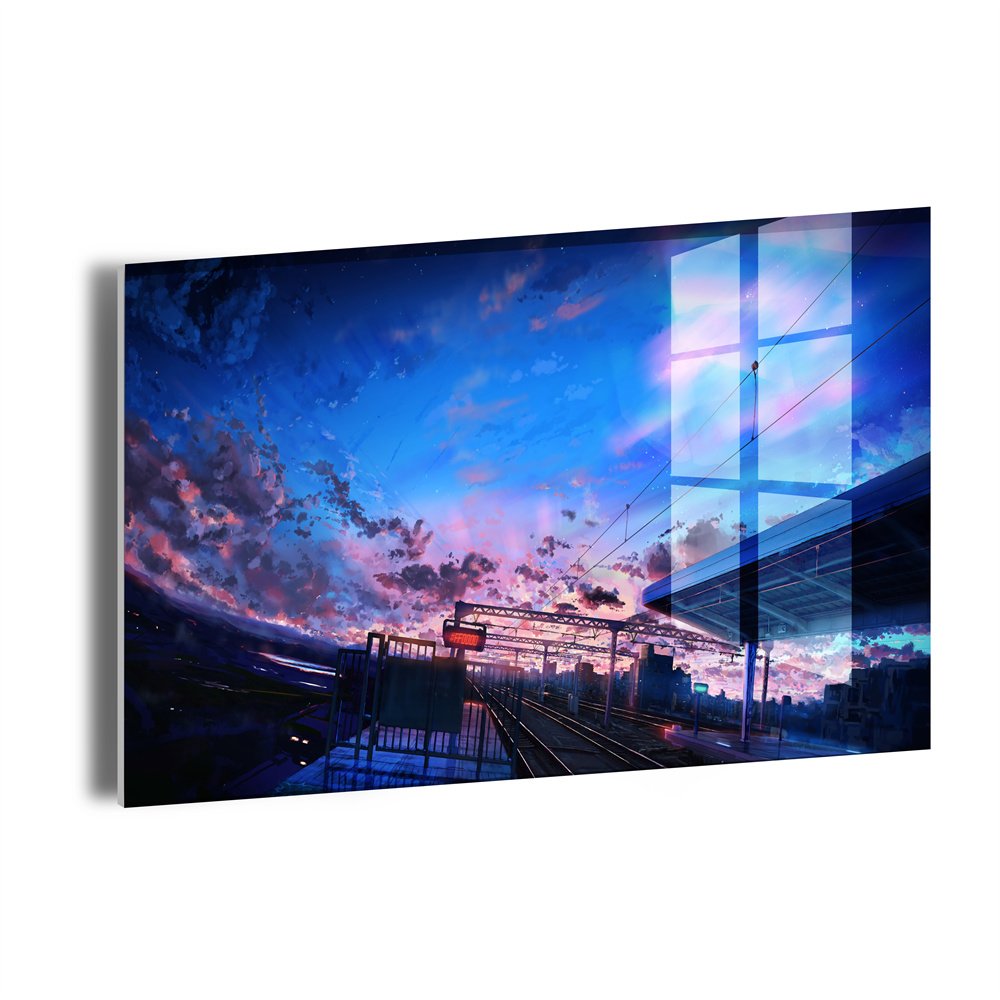 R-dp001 Wholesale Custom Glitter Lint Canvas Wall Art Printing 5d Landscape Diamond Painting Kit