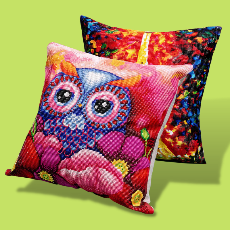 Manufacturer Wholesales 5D Diy Diamond Painting Pillow Bell Pattern By Digital Point Drilling Home Decoration Sofa Pillow