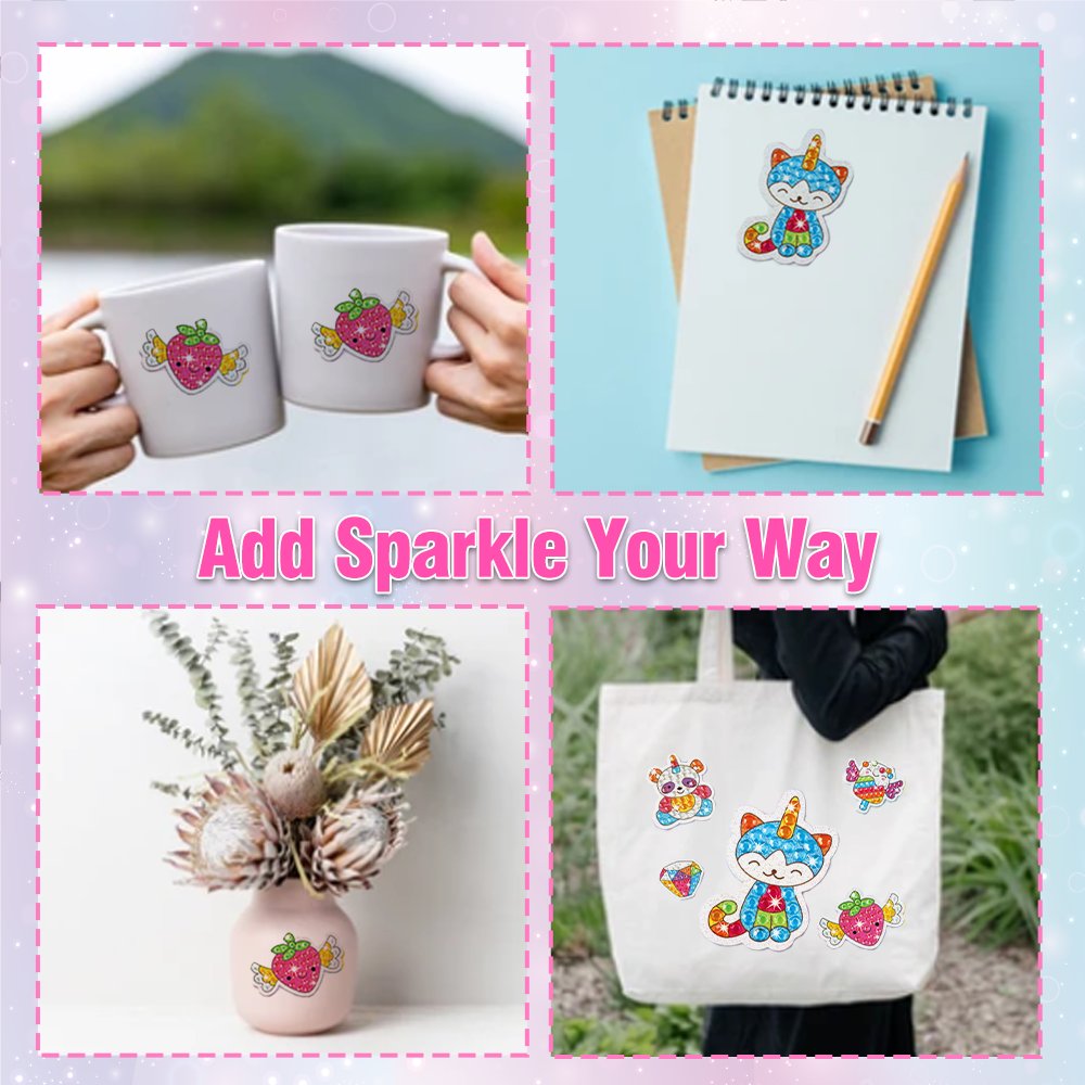 Hot Sale Diamond Painting Stickers Kits Painting Craft Kit For Children Diy Diamond Rhinestone Art