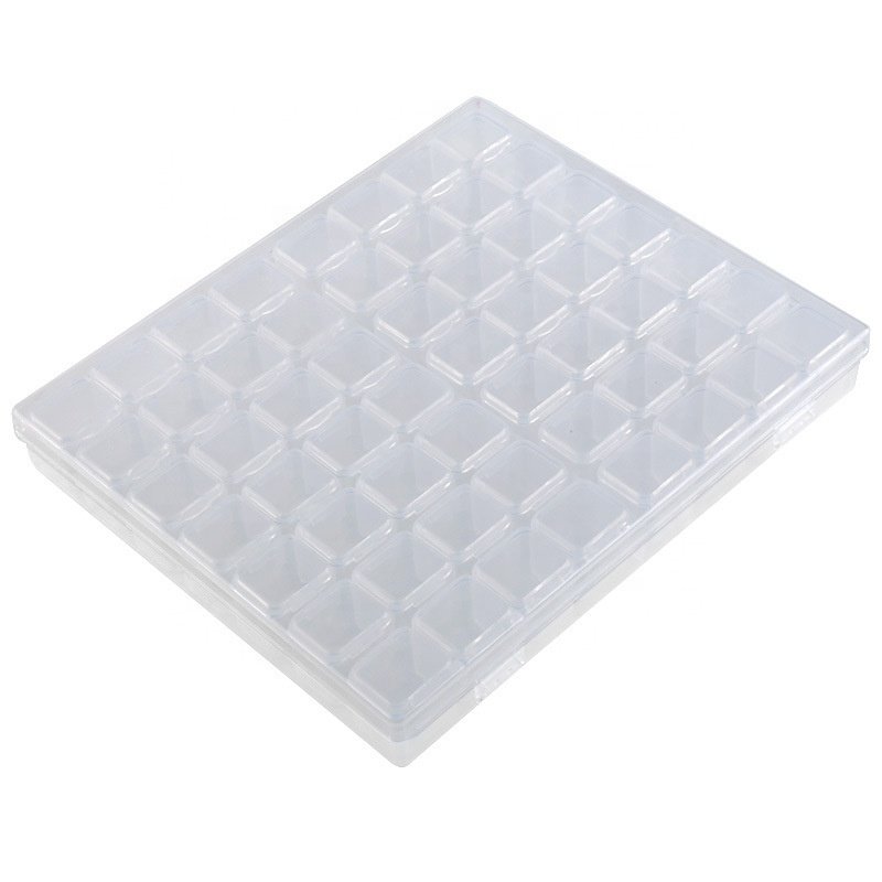 56 Grids 5D DIY Diamond Painting Drill Box Jewelry Box Rhinestone Crystal Bead Organizer Storage Case Container New