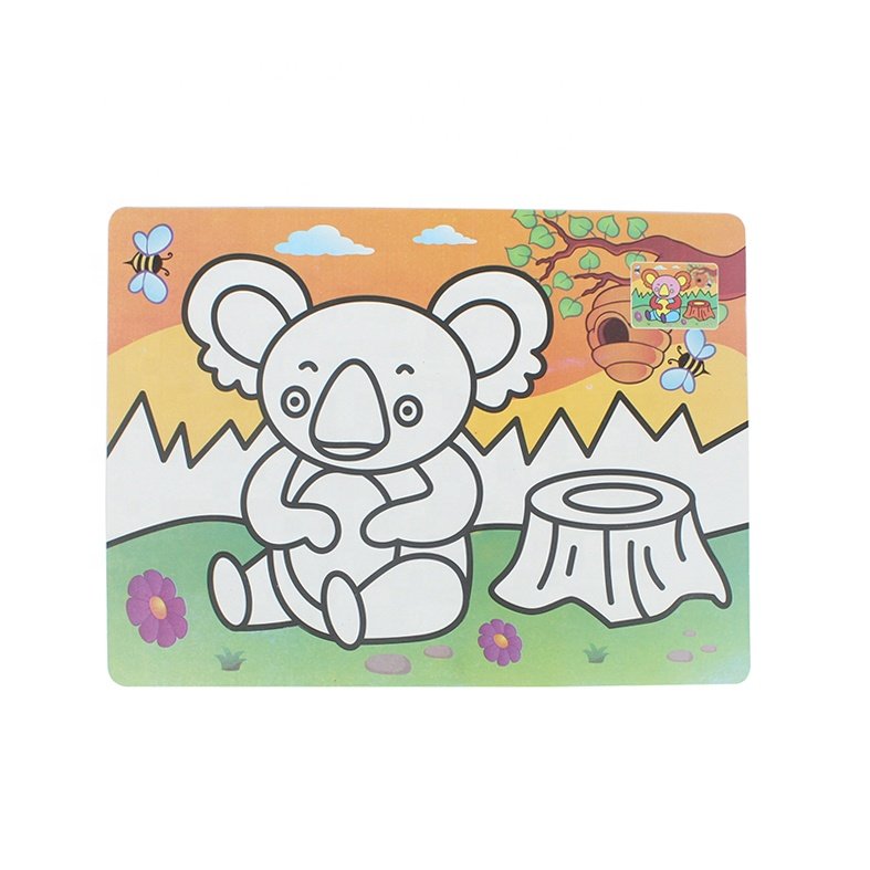 Hot Sale New Wholesale Eco-Friendly Safe Child Educational Colorful Lovely Sand Art Cards Diy Diamond Painting DIY Toy For Kids