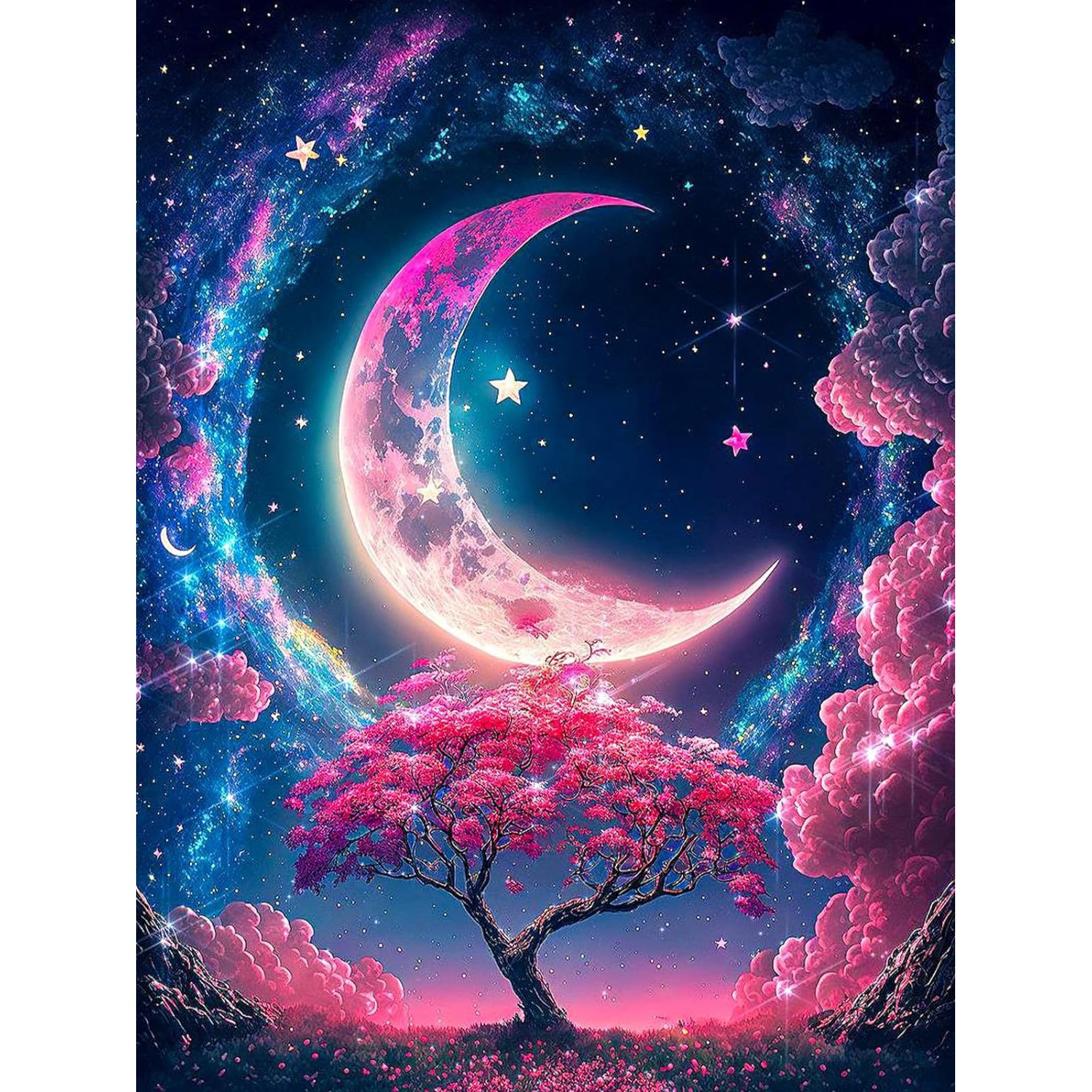 Evening Sky Seascapes 5D Diamond Painting Classic Europe Landscape Rhinestone Wall Art Decoration for Adults Printed Home Use
