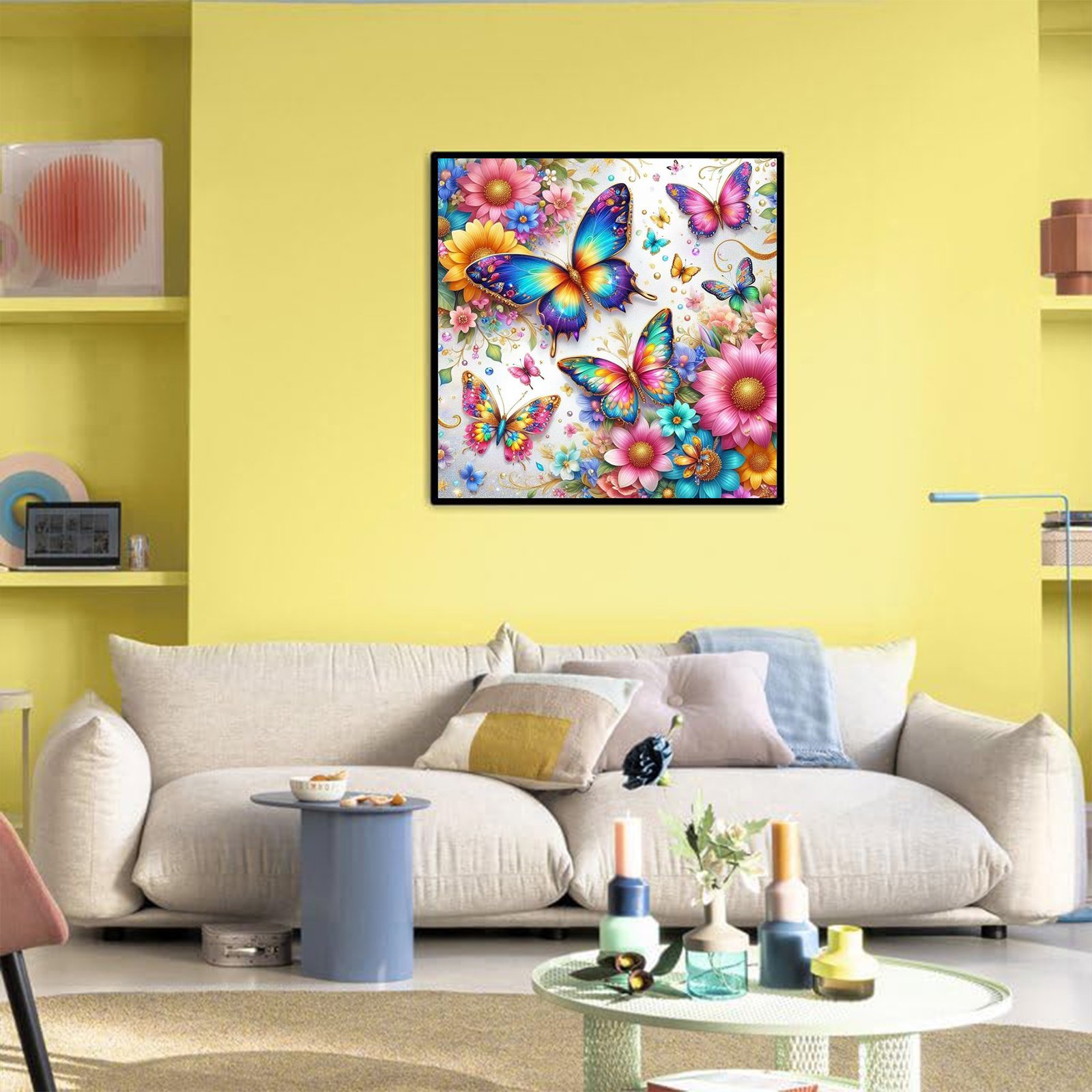 High End diamond painting Ab Drills Pure Handmade Short Lint Wavy diamond painting Art Kit