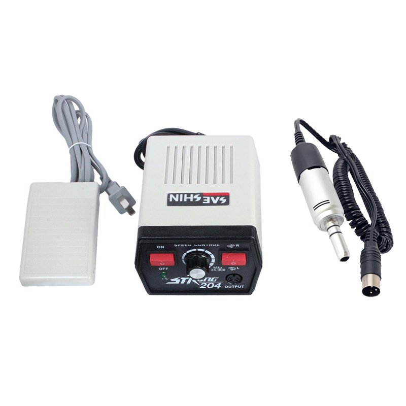 Dental equipment Metal shell micromotor 35000 RPM strong +90E handle Dental electric micro motor handpiece with Carbon brush