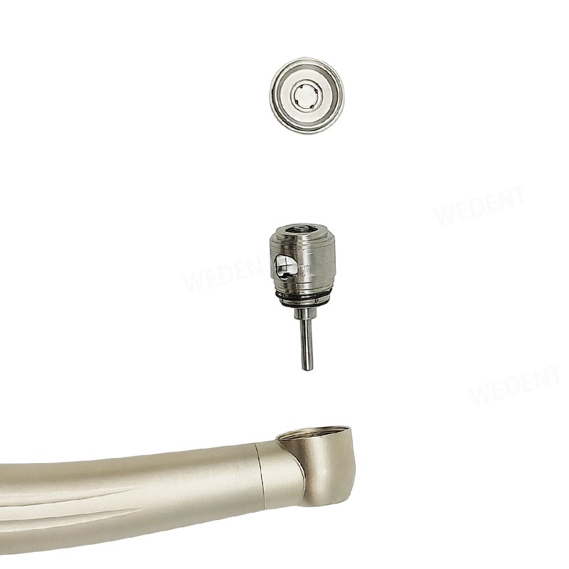 WEDENT Dental 4 Water Spray Turbine Handpiece Push Button Closed Cartridge Dental High Speed Handpiece
