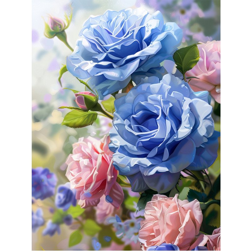 DIY Diamond Painting Picture Dream Moon Castle AB Diamond Painting Drill Scenery Diamond Art Painting Kit