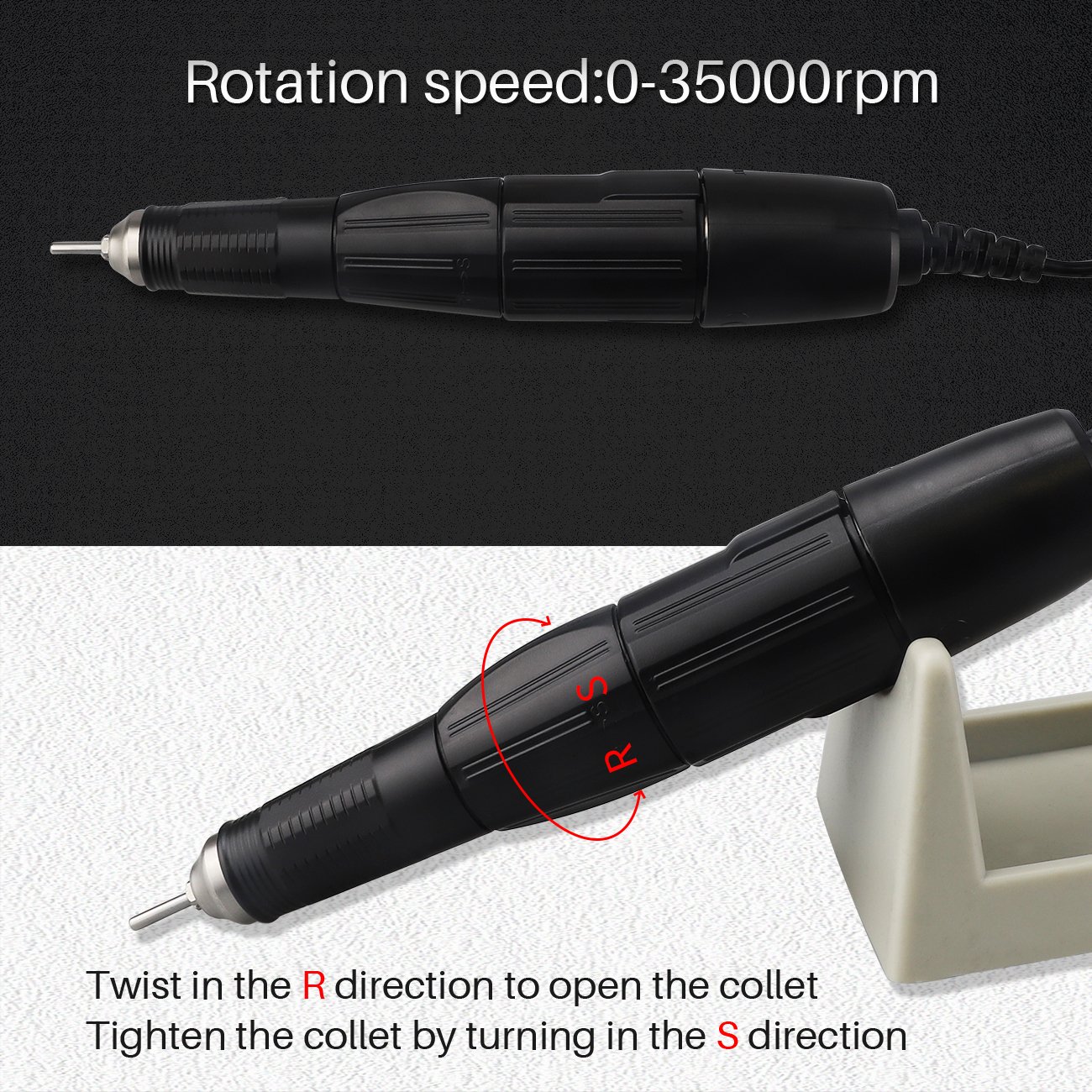 35000 RPM Mini Clinic Dental Lab Equipment Portable brushless micro motor Handpiece Electric polishing machine Dentist Tool