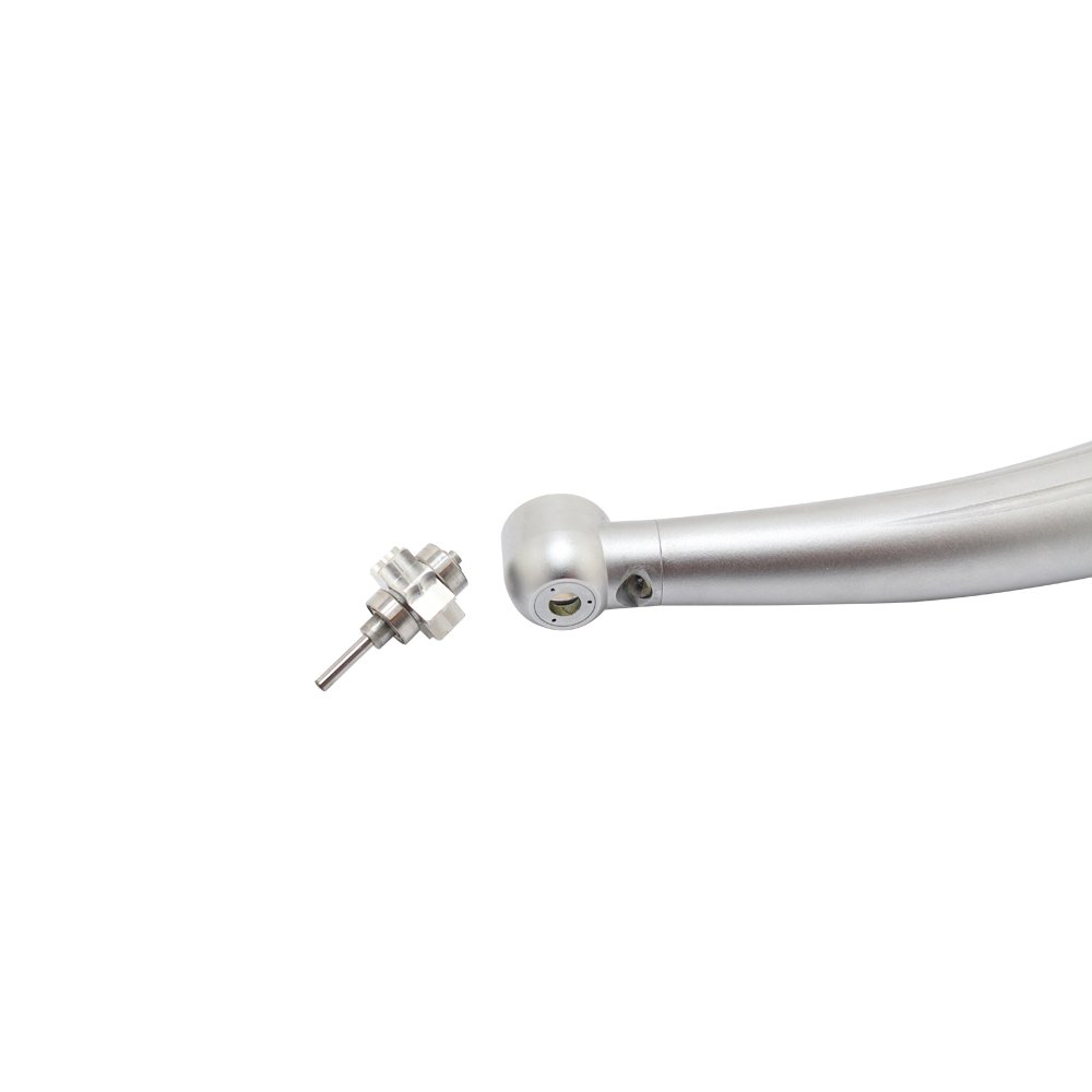 Dental Led Handpiece Air Turbine Dental Lab Abrasive Tool Three Hole Spray Dental Equipments Silver CE Low Speed Handpiece HX406