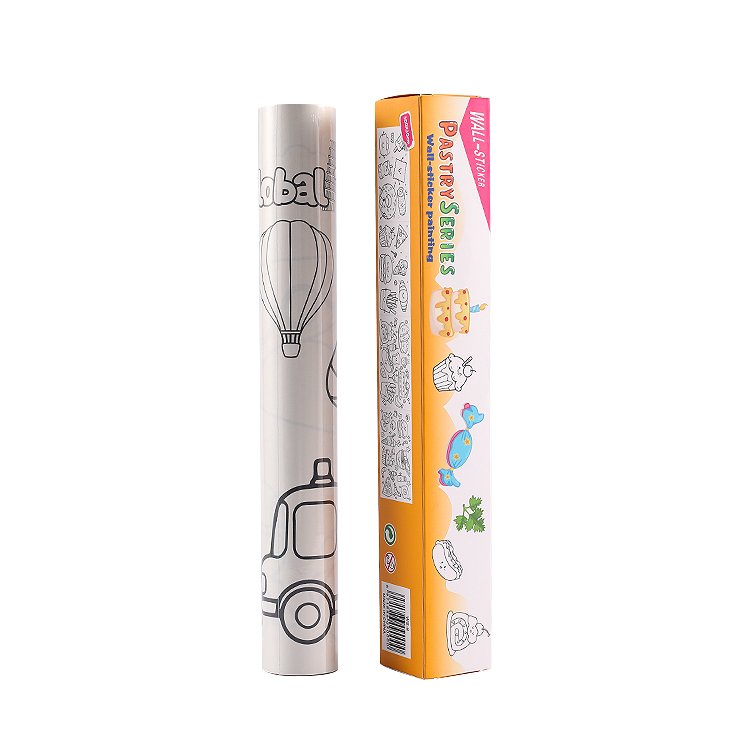 Children's Drawing Toy Long Custom New Design Painting Graffiti Wall Coloring Paper Scroll Kids Children Drawing Roll