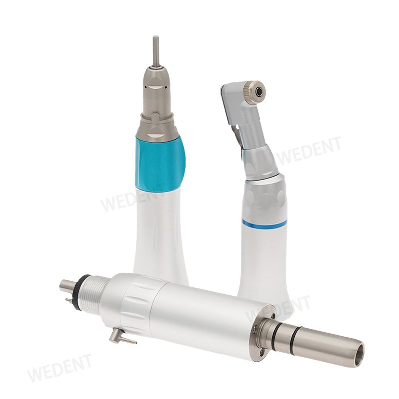 Factory Supply External Water Spray Straight and Contra Angle High Speed Bur Surgical Device Low Speed Dental Handpiece Set