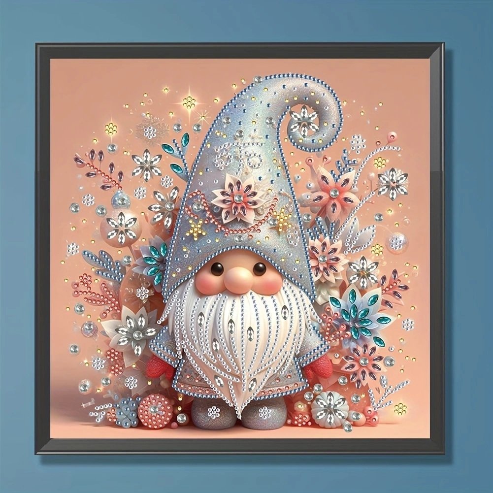 Christmas 5D Handpainted Santa Claus Diamond Painting Frameless Special Shaped Acrylic DIY Wall Decor Diamond Painting