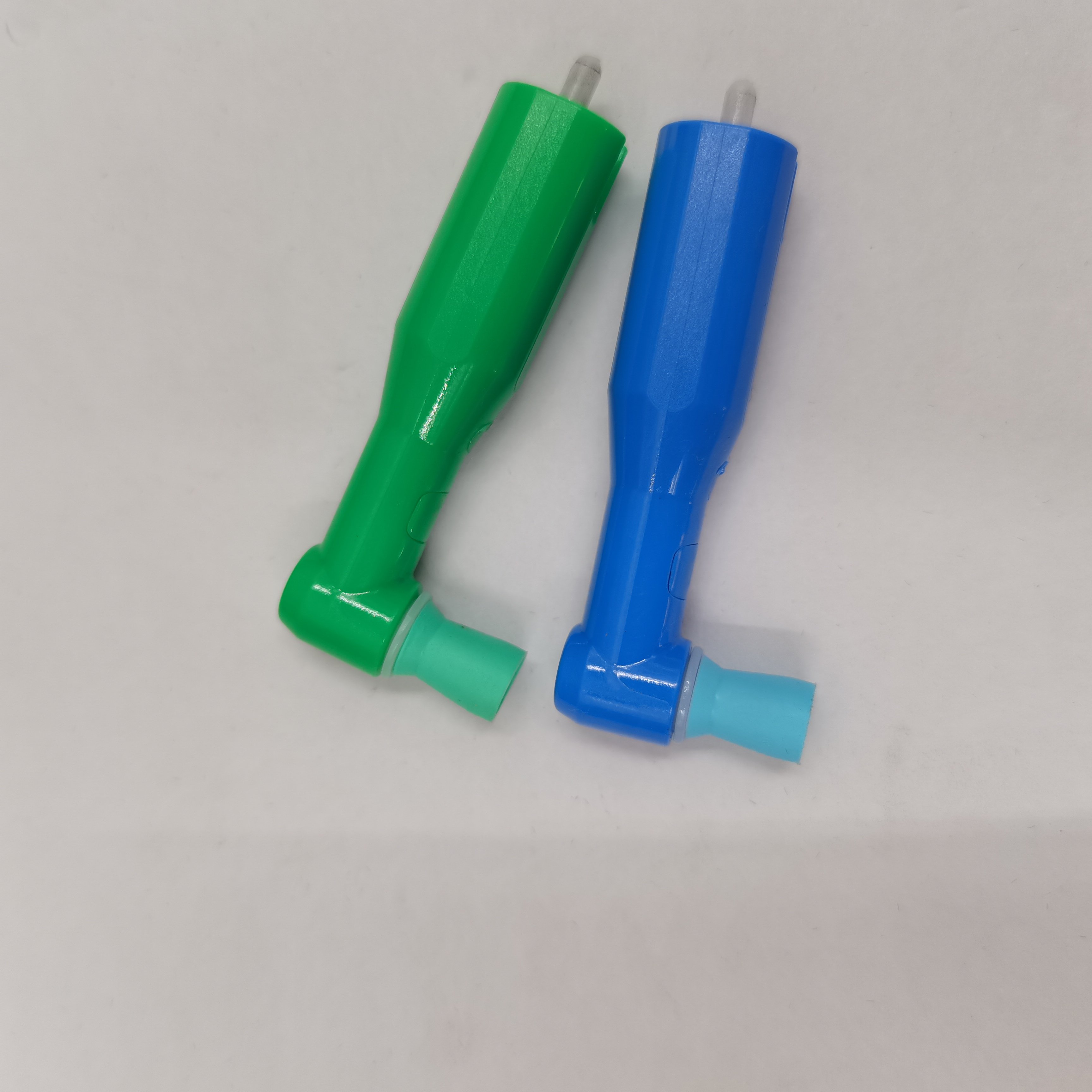Dental Disposable Prophy Angles Soft Cup Latex Free Straight Low Speed Handpieces Blue Purple Dentistry Polishing Tools