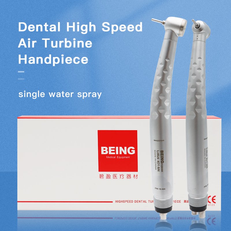 Foshan Best Selling Dental Handpiece Air Turbine Single Water Spray Surgical Dental High Speed Handpiece Standard Head