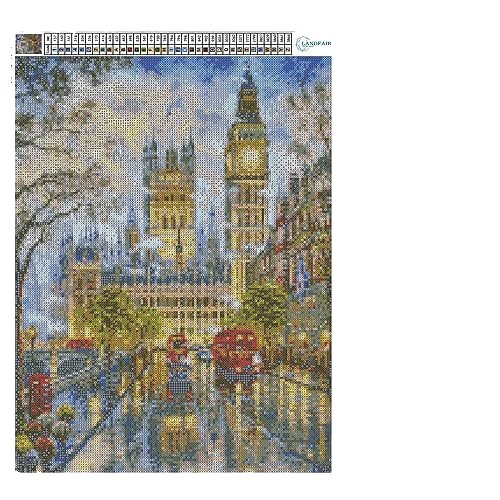 Room Decoration Painting City Landscape Diamond Painting 5D Diamond Painting DIY Diamond Stickers